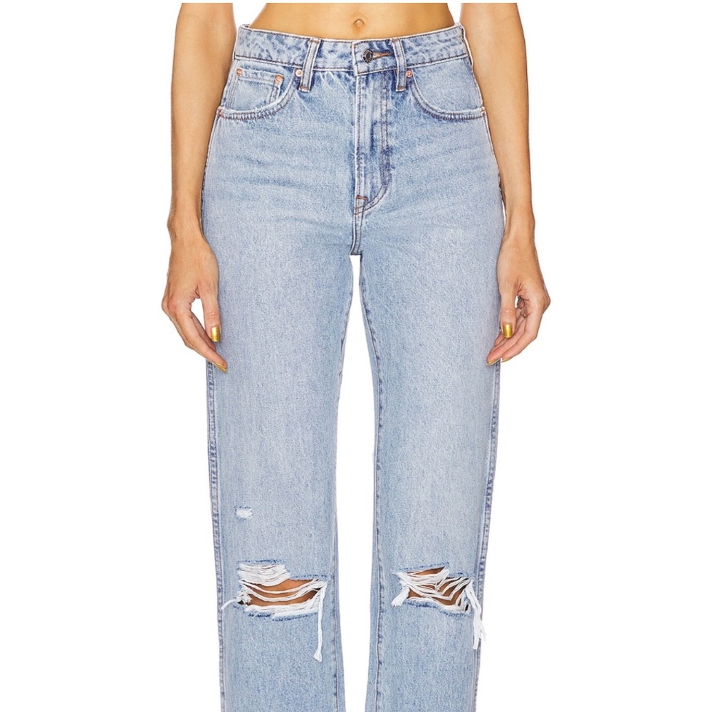 Grlfrnd Sara Super High Rise Slim Straight Jeans size 28 originally $215 on sale